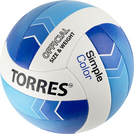 Купить Мяч волейбольный Torres Simple Color любительский р.5 в Сафонове 